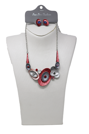 Necklaces and earring set fashion style