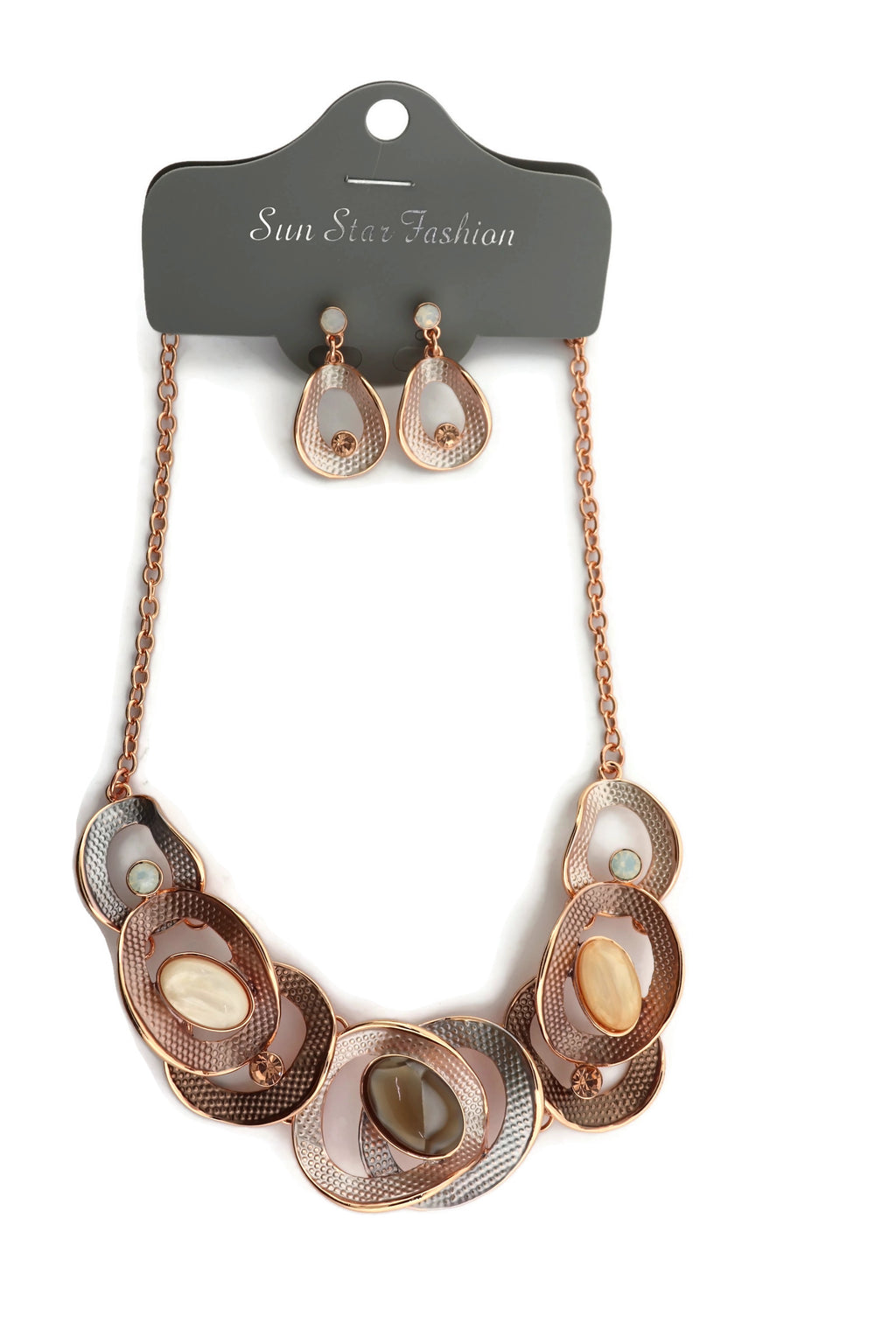 Necklaces and earring set fashion style