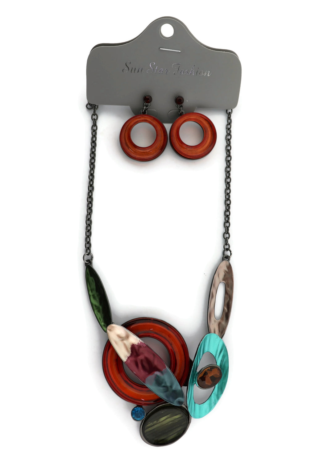 Necklaces and earring set fashion style