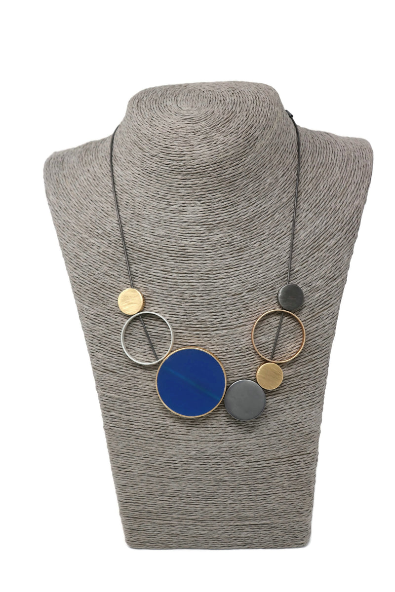 Short Chain Necklace Circle String Design