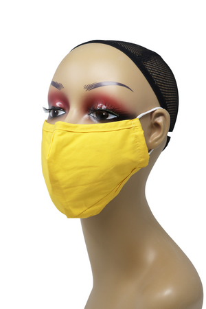 Reusable Washable Cotton Face Mask with Two Filter
