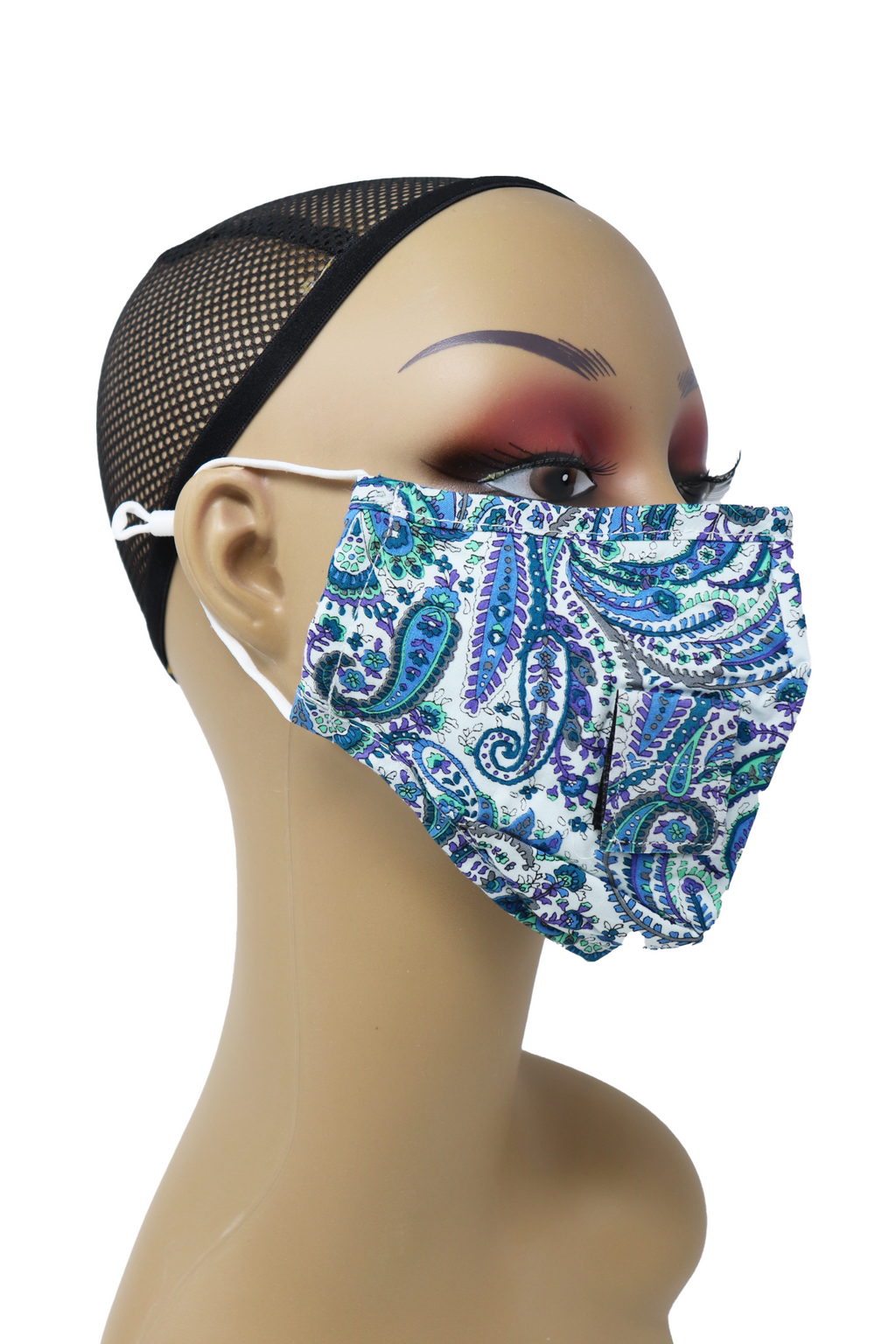 Reusable Washable Cotton Face Mask with Straw Hole