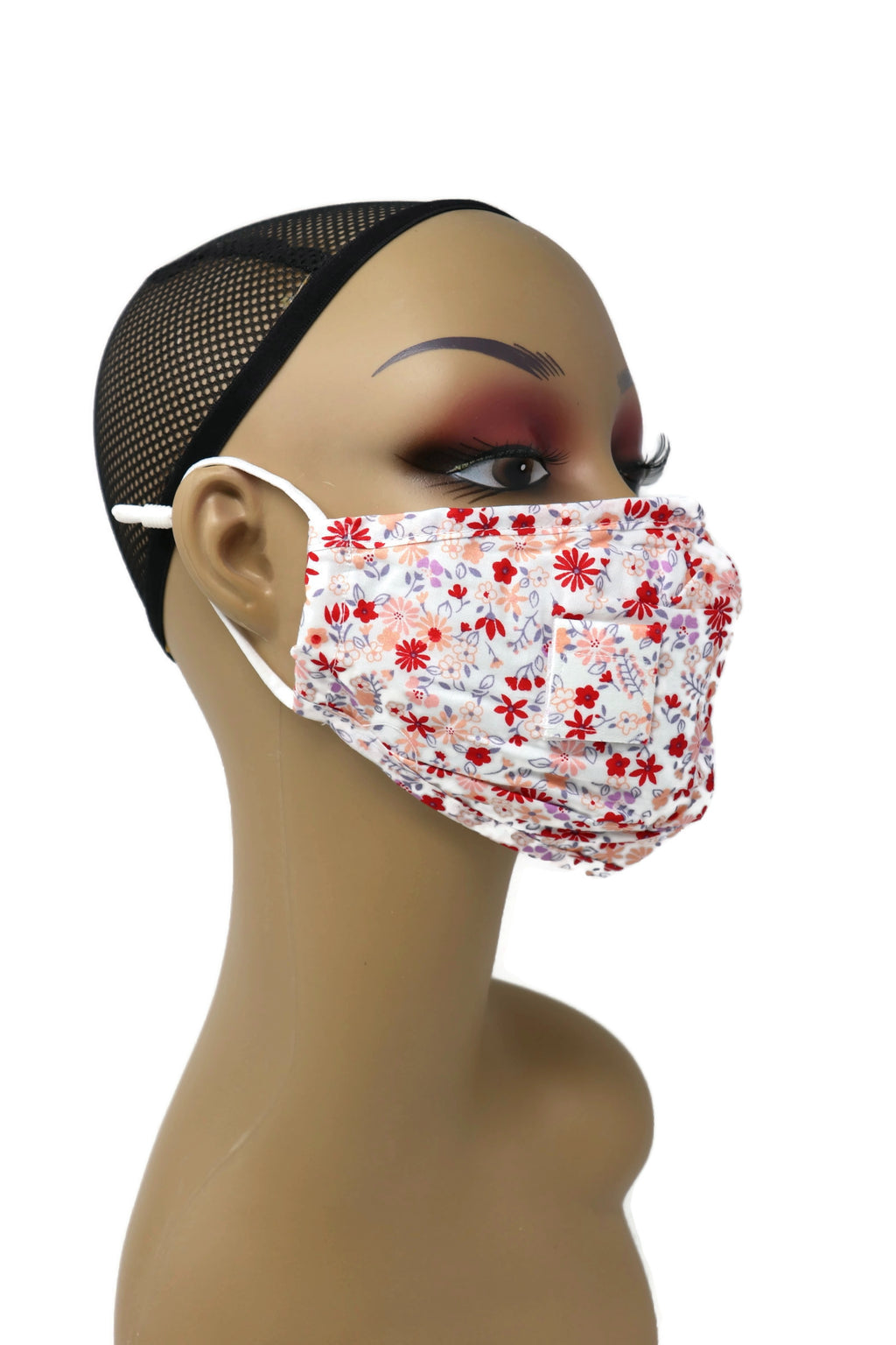 Reusable Washable Cotton Face Mask with Straw Hole