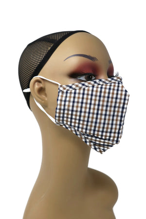 Reusable Washable Cotton Face Mask with Two Fliters