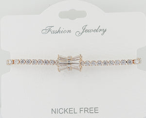 C.Z Crystal Adjustable Bracelet