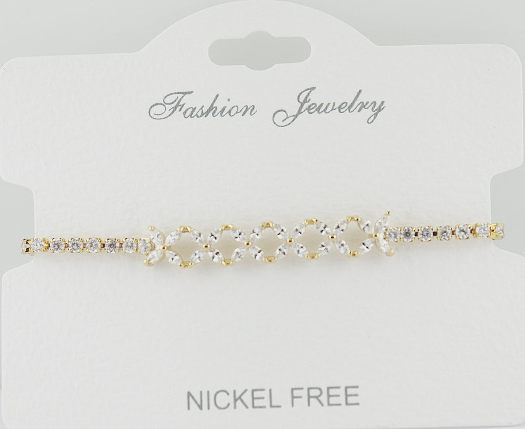 C.Z Crystal Adjustable Bracelet