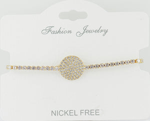 C.Z Crystal Adjustable Bracelet