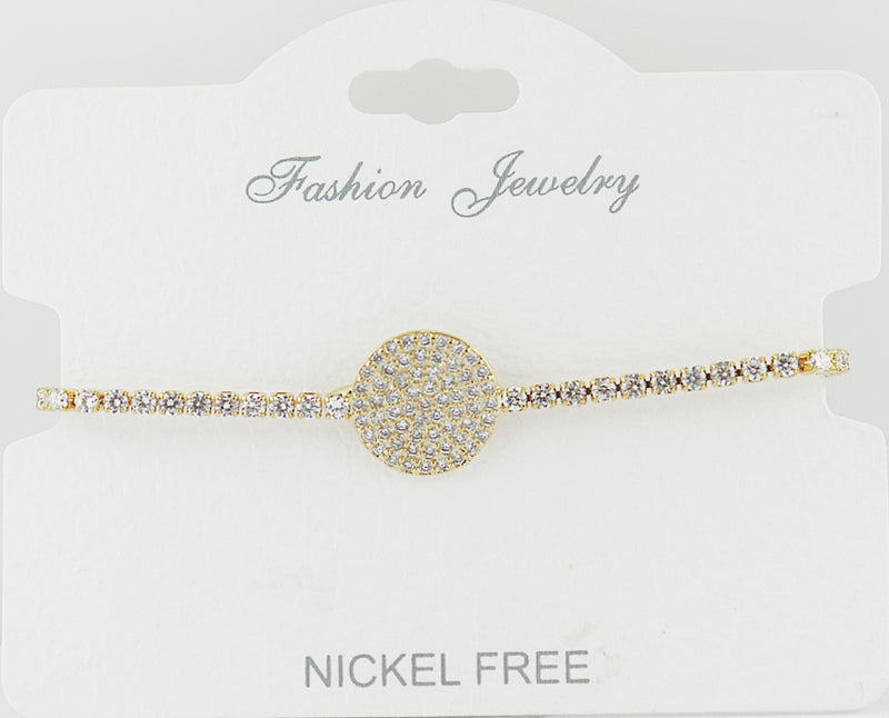 C.Z Crystal Adjustable Bracelet