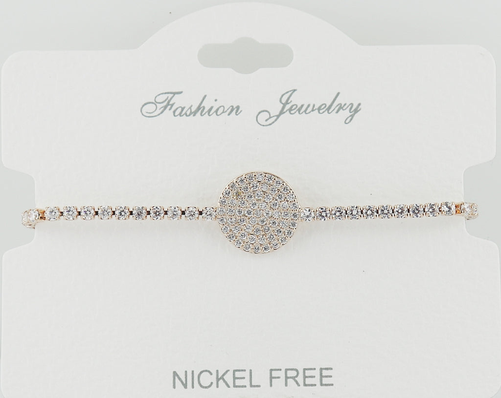 C.Z Crystal Adjustable Bracelet