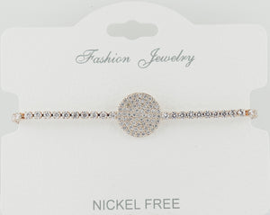 C.Z Crystal Adjustable Bracelet