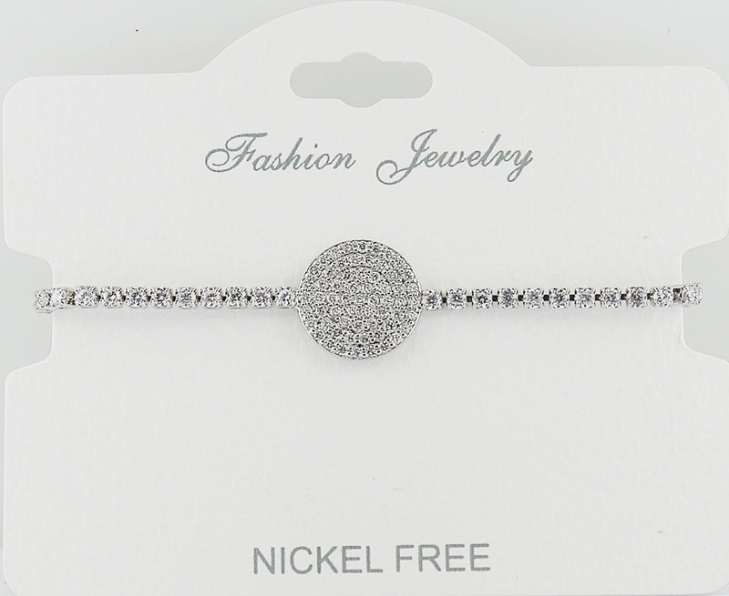 C.Z Crystal Adjustable Bracelet