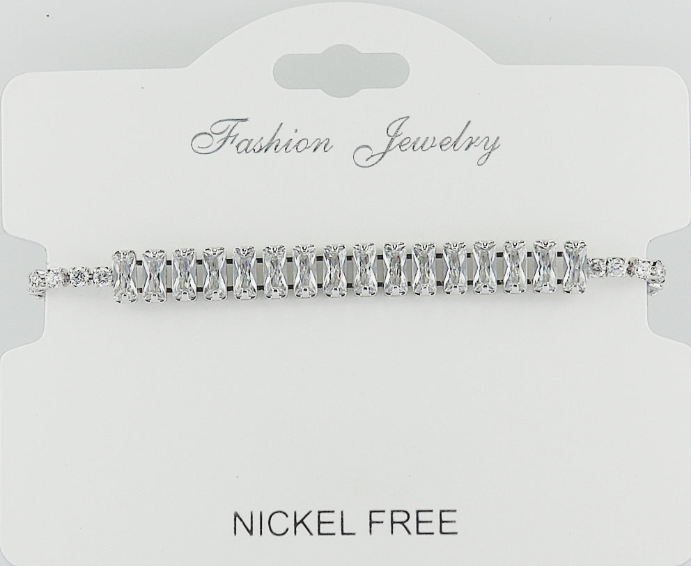 C.Z Crystal Adjustable Bracelet