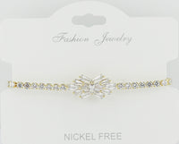C.Z Crystal Adjustable Bracelet