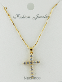 C.Z Crystal Pendant Necklace