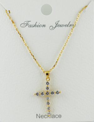 C.Z Crystal Pendant Necklace