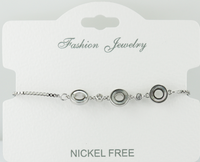 C.Z Crystal Adjustable Bracelet