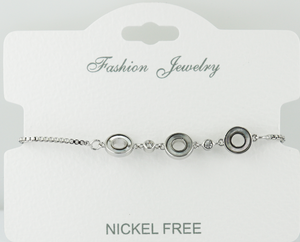 C.Z Crystal Adjustable Bracelet