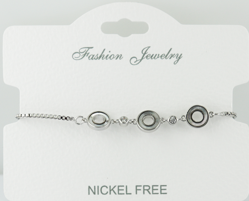 C.Z Crystal Adjustable Bracelet