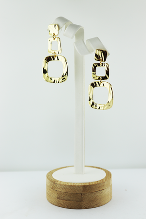 Two Layers Square Design Earring