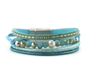 Leather Magnetic Bracelet
