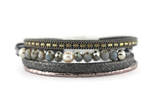 Leather Magnetic Bracelet