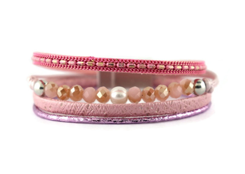 Leather Magnetic Bracelet
