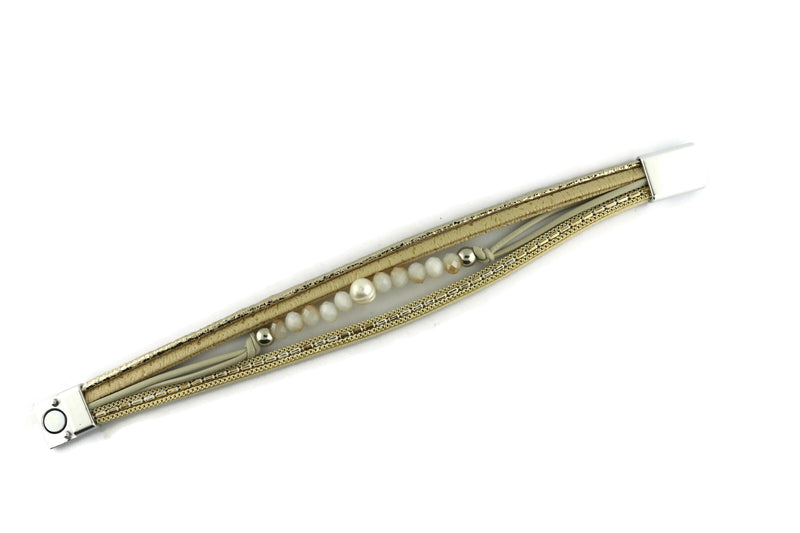 Leather Magnetic Bracelet