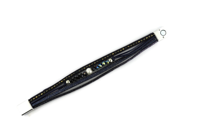 Leather Magnetic Bracelet