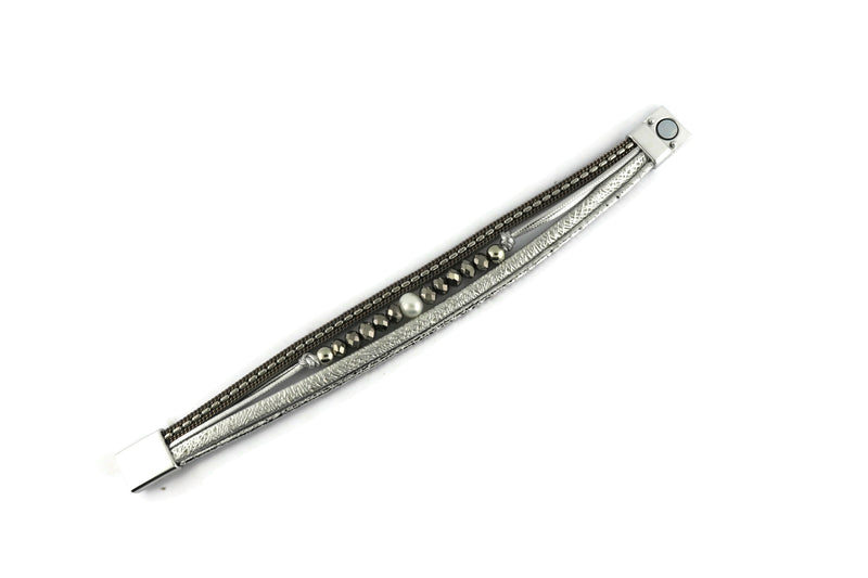 Leather Magnetic Bracelet