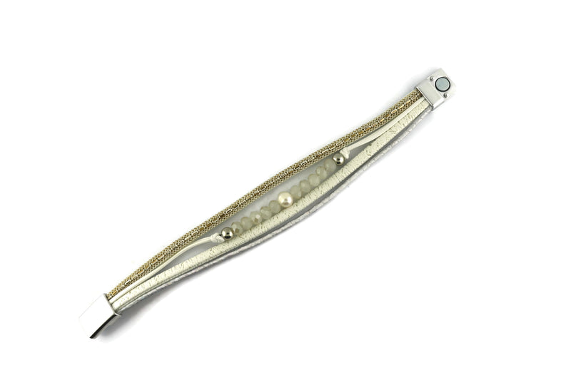Leather Magnetic Bracelet