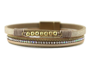 Leather Magnetic Bracelet
