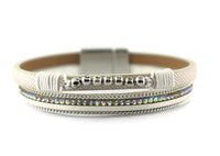Leather Magnetic Bracelet