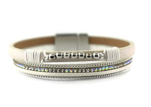 Leather Magnetic Bracelet