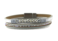 Leather Magnetic Bracelet