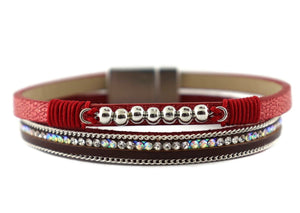 Leather Magnetic Bracelet