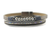 Leather Magnetic Bracelet