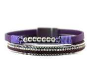 Leather Magnetic Bracelet