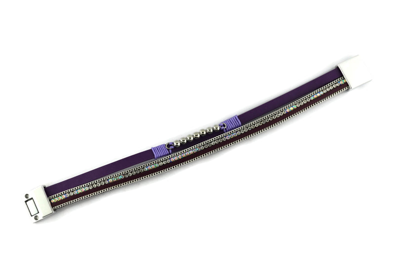 Leather Magnetic Bracelet