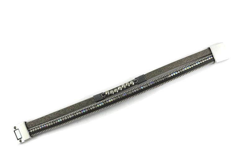 Leather Magnetic Bracelet