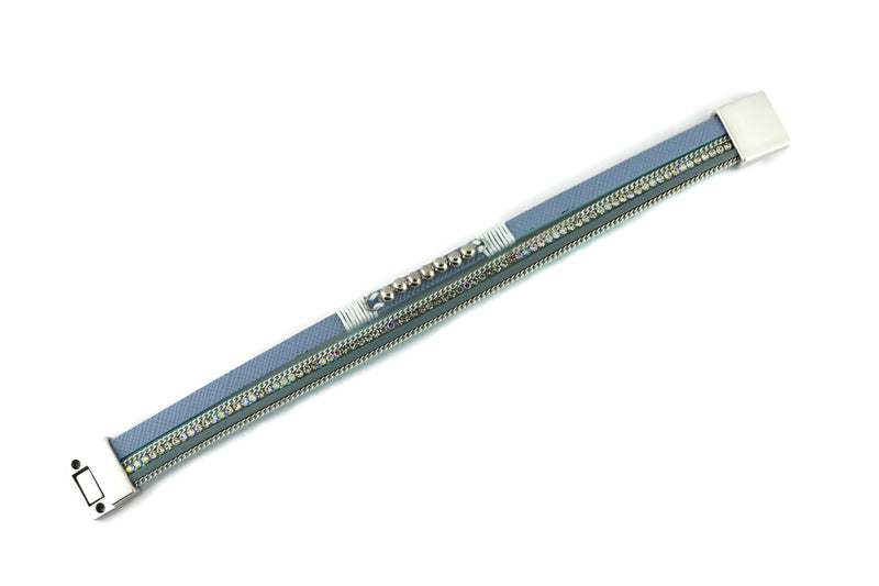 Leather Magnetic Bracelet
