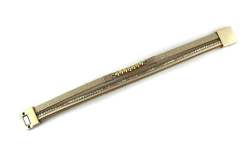 Leather Magnetic Bracelet