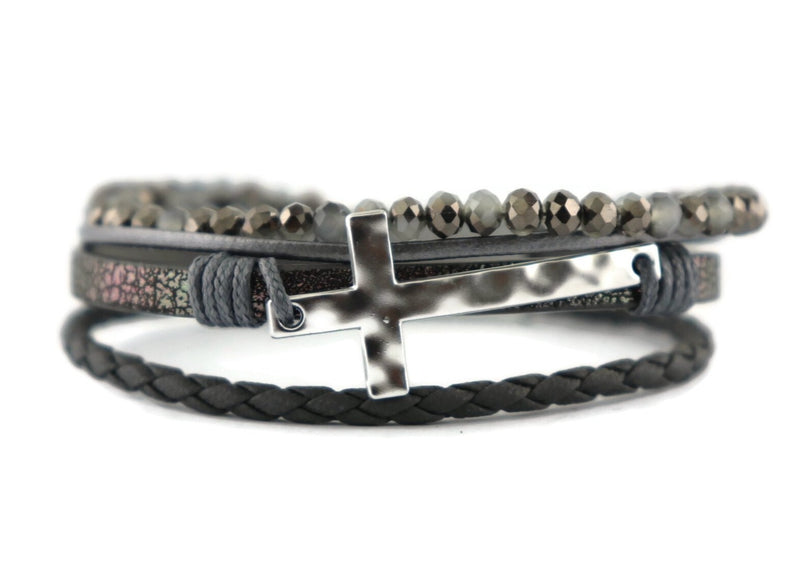 Leather Magnetic Bracelet