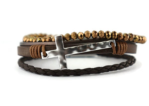 Leather Magnetic Bracelet