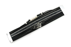 Leather Magnetic Bracelet