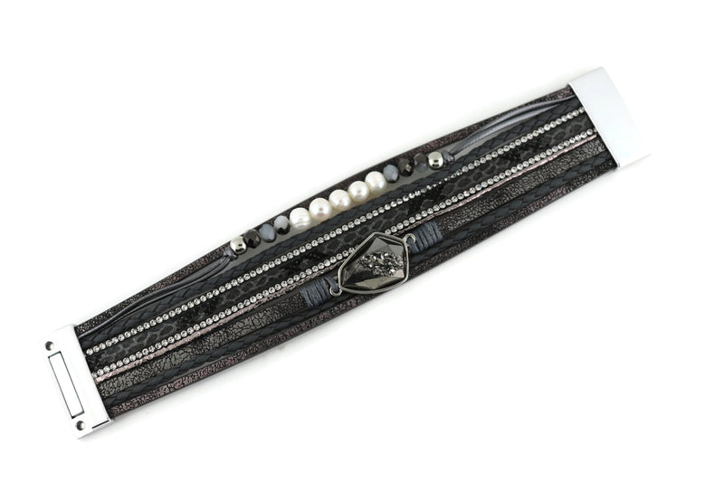 Leather Magnetic Bracelet