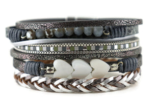 Leather Magnetic Bracelet