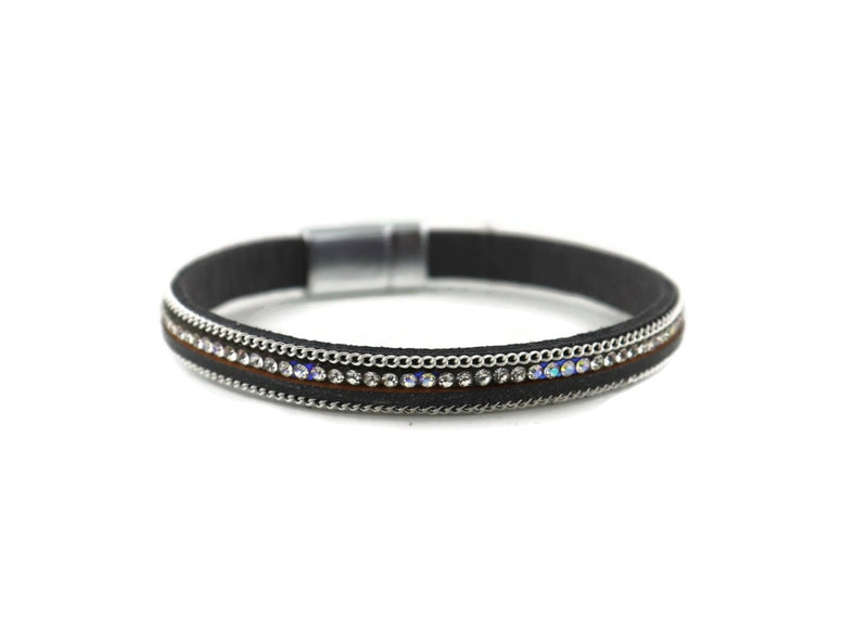 Leather Magnetic Bracelet