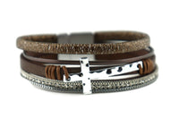 Leather Magnetic Bracelet