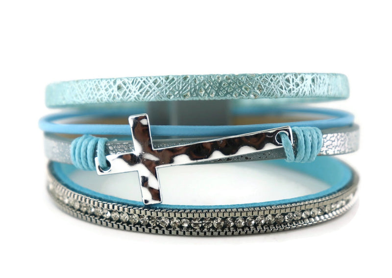 Leather Magnetic Bracelet