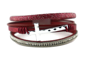 Leather Magnetic Bracelet